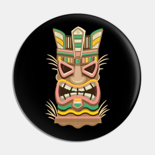 Retro fun Hawaiian Tiki Statue Pin