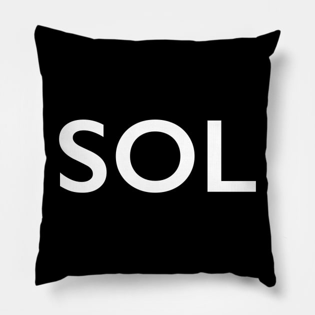 SOL Pillow by StickSicky