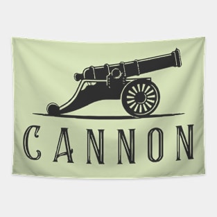 firing Cannon Tapestry