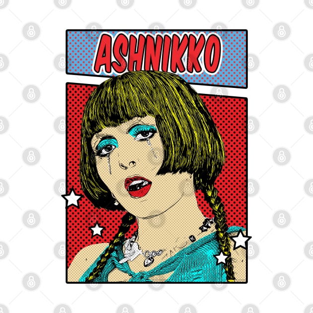 Ashnikko Pop Art Comic Style by Flasher