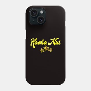 KAOHA NUI (yellow) Phone Case