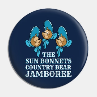 Country bear jamboree The Sun Bonnets triplets bears Pin