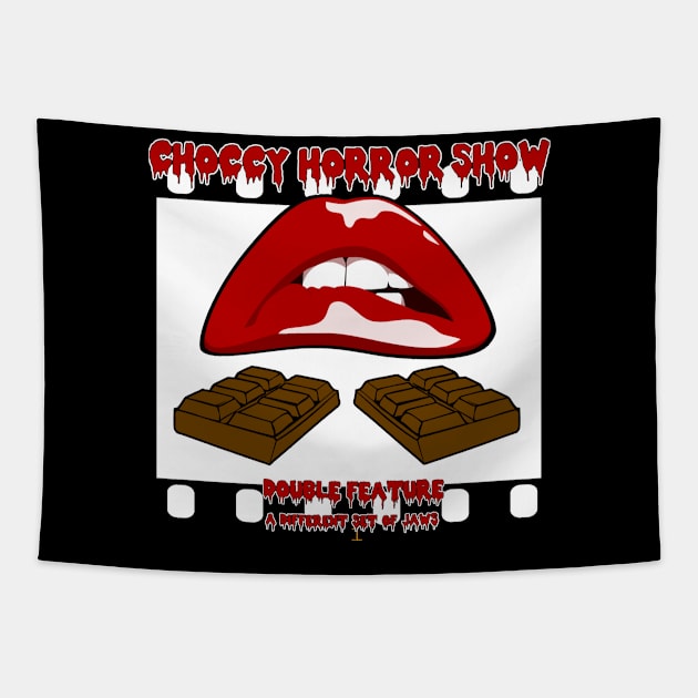 Choccy Horror Show Tapestry by OriginalDarkPoetry