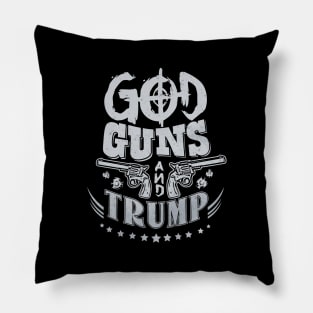 God Guns and Trump! Pillow