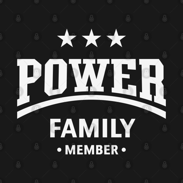 Power Family Member (Family / White) by MrFaulbaum