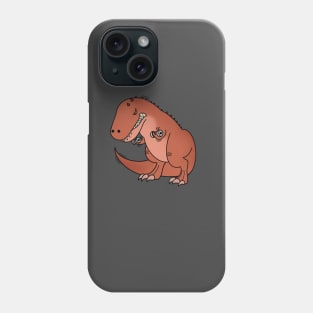 Funny T Rex lifting weights, Funny Dinosaur Phone Case