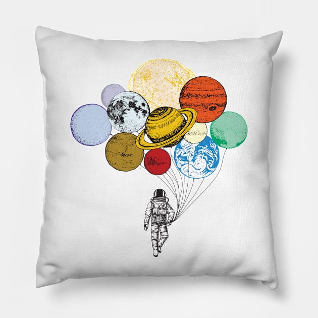 planets Pillow by Untethered Adventures 