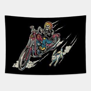 Chopper riders with rabbit fast Tapestry