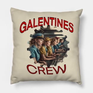 Galentines crew radar plotting Pillow