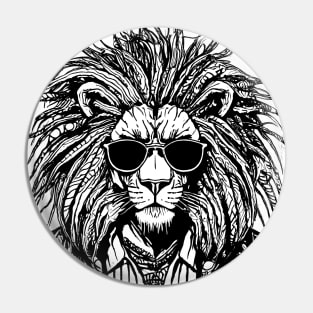 Wild Meets Urban: Lion's Selfie in the Big City Pin