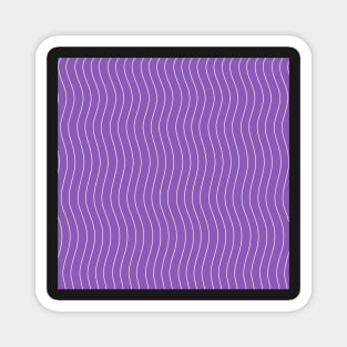 Purple Waves Magnet