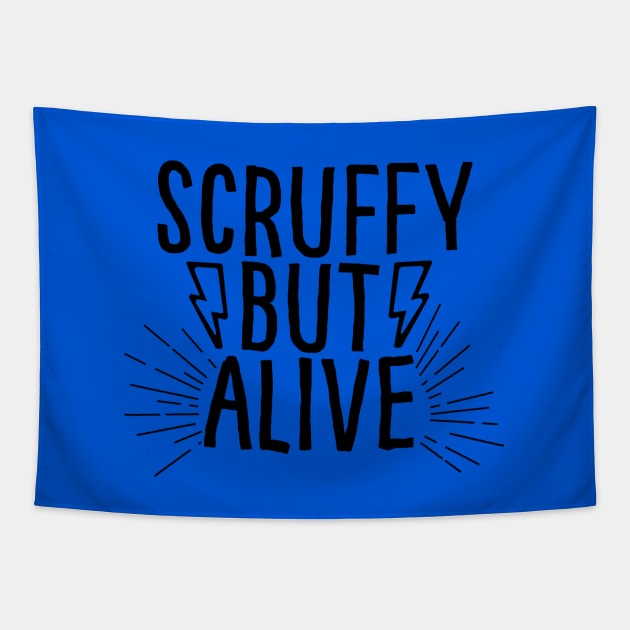 Scruffy But Alive Tapestry by lablab