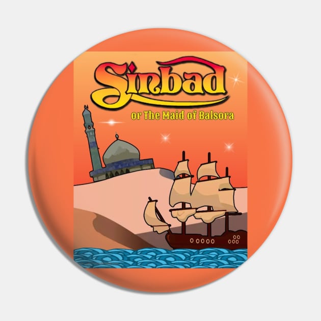 Sinbad Or The Maid of Balsora Pin by StorybookGardens