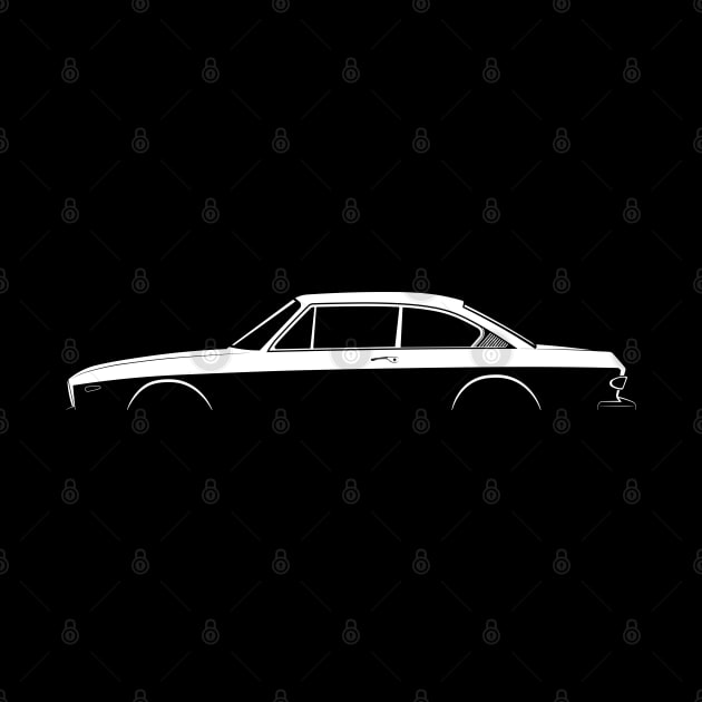 Lancia 2000 Coupe Silhouette by Car-Silhouettes