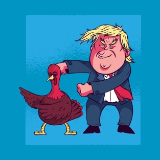 Trump Turkey Floss Graphic Tee T-Shirt