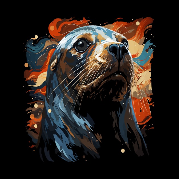 Patriotic Sea Lion by JH Mart