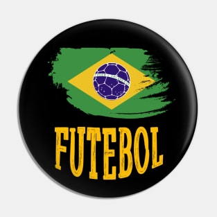 Brazil Futebol Fan Pin