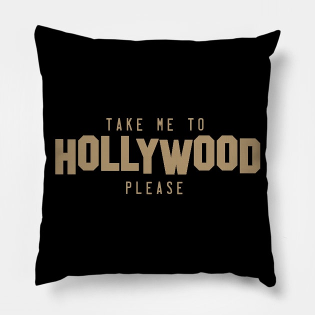 Take me to Hollywood please Pillow by NEFT PROJECT