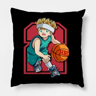 2 Year Old Basketball Player Happy Birthday Toddler Pillow