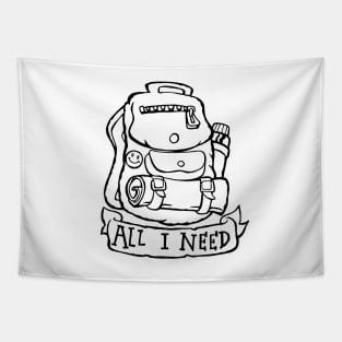 All I Need - Backpack Tapestry