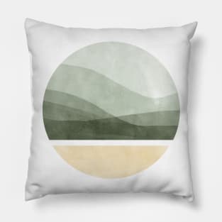 Watercolor Landscape Pillow