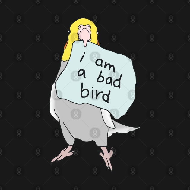 I am a bad bird - cockatiel by FandomizedRose