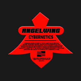 ANGELWING fictional cyberpunk logo T-Shirt