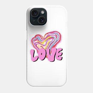 retro love Phone Case