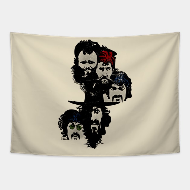 retro The Band 1970 Tapestry by TimTimMarket