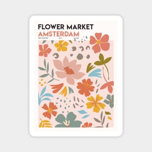 Flower Market Amsterdam Print Collection Magnet