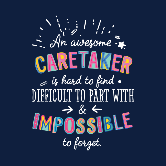 An awesome Caretaker Gift Idea - Impossible to Forget Quote by BetterManufaktur