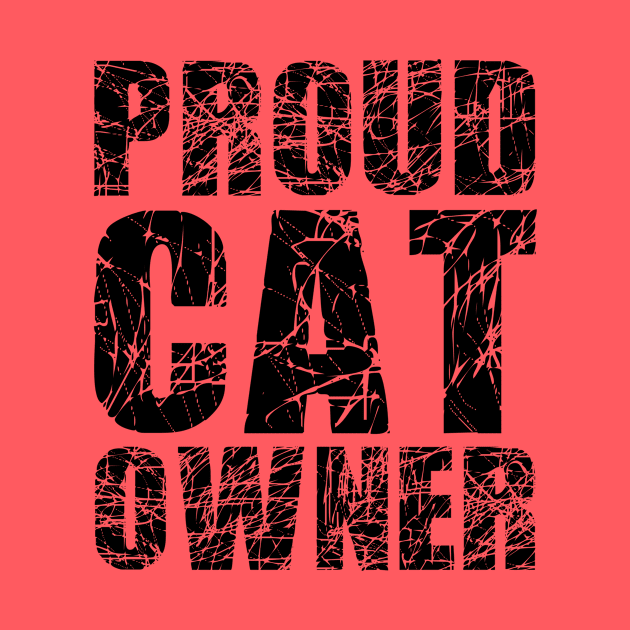 Proud Cat Owner by LefTEE Designs