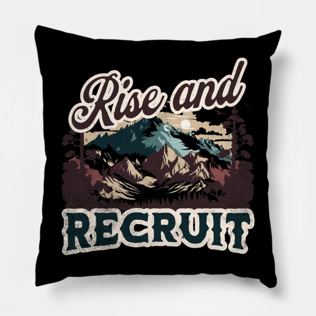 Funny HR Manager HR Specialist Shirt Pillow by Emmi Fox Designs