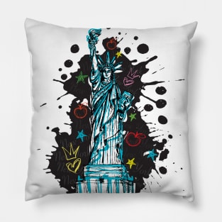 Statue of Liberty New York Pillow