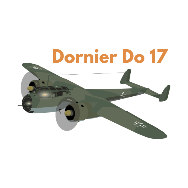 Dornier Do 17 German WW2 Airplane by NorseTech