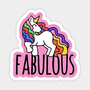 Fabulous Unicorn Magnet