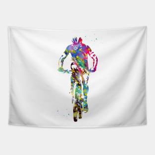 Cycling mountain biker Tapestry