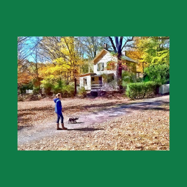 Autumn - Walking the Dog by SusanSavad