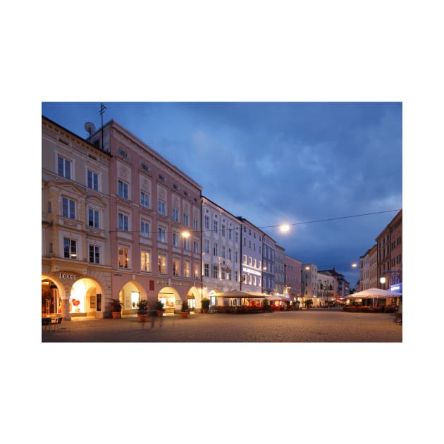 Max-Josefs-Platz, Rosenheim, Upper Bavaria, Bavaria, Germany, Europe by Kruegerfoto