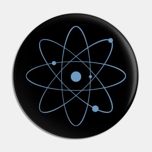 The Atom (icon symbolizes the atom in light blue) - ORENOB Pin