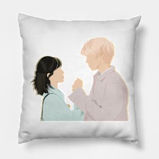 At a distance spring is green Korean drama Pillow