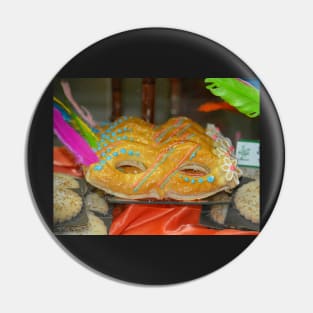 Edible Carnival Masks Pin