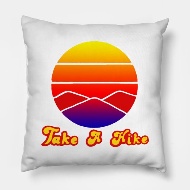 take a hike Pillow by hanespace