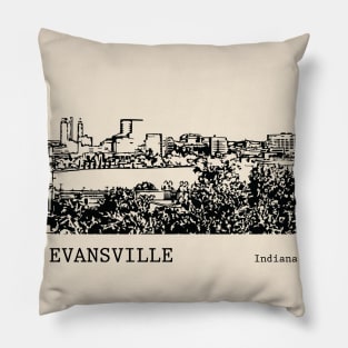 Evansville - Indiana Pillow