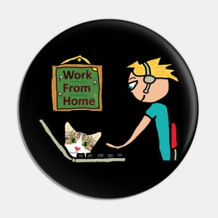 Work From Home Pin