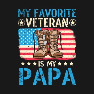 Happy Veteran Memorial Day Papa T-Shirt