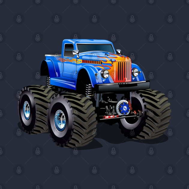 Cartoon Monster Truck by Mechanik