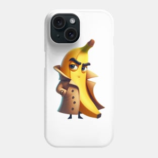 Banana Wearing Trench Coat Phone Case