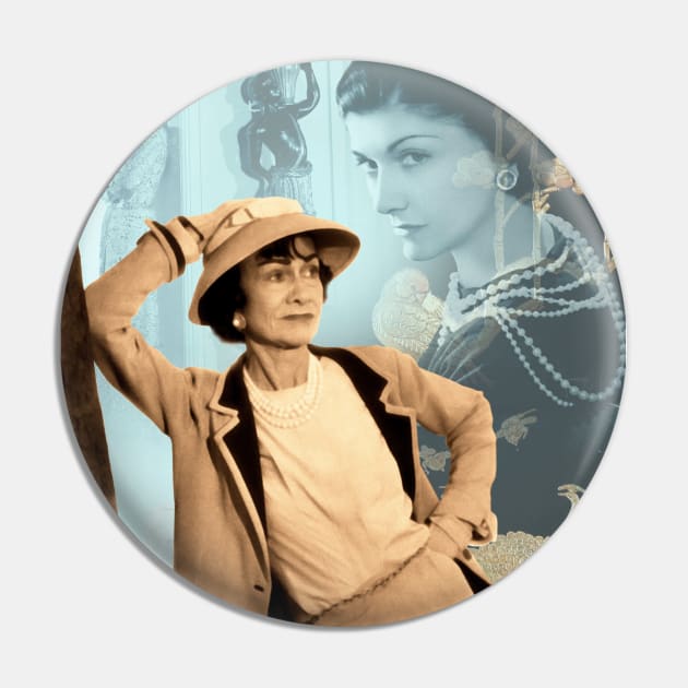 coco chanel brooch pins for women fashion