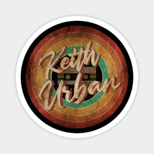 Keith Urban Vintage Circle Art Magnet